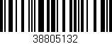 Código de barras (EAN, GTIN, SKU, ISBN): '38805132'