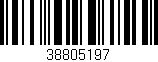 Código de barras (EAN, GTIN, SKU, ISBN): '38805197'