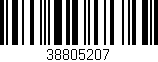 Código de barras (EAN, GTIN, SKU, ISBN): '38805207'