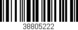 Código de barras (EAN, GTIN, SKU, ISBN): '38805222'