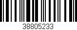 Código de barras (EAN, GTIN, SKU, ISBN): '38805233'