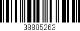 Código de barras (EAN, GTIN, SKU, ISBN): '38805263'