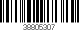 Código de barras (EAN, GTIN, SKU, ISBN): '38805307'