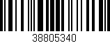 Código de barras (EAN, GTIN, SKU, ISBN): '38805340'