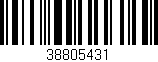 Código de barras (EAN, GTIN, SKU, ISBN): '38805431'