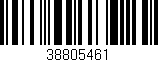Código de barras (EAN, GTIN, SKU, ISBN): '38805461'