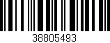 Código de barras (EAN, GTIN, SKU, ISBN): '38805493'