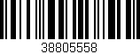 Código de barras (EAN, GTIN, SKU, ISBN): '38805558'