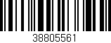 Código de barras (EAN, GTIN, SKU, ISBN): '38805561'