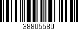 Código de barras (EAN, GTIN, SKU, ISBN): '38805580'