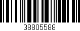 Código de barras (EAN, GTIN, SKU, ISBN): '38805588'