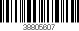 Código de barras (EAN, GTIN, SKU, ISBN): '38805607'