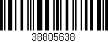 Código de barras (EAN, GTIN, SKU, ISBN): '38805638'