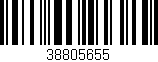 Código de barras (EAN, GTIN, SKU, ISBN): '38805655'