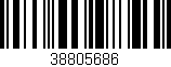 Código de barras (EAN, GTIN, SKU, ISBN): '38805686'