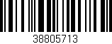 Código de barras (EAN, GTIN, SKU, ISBN): '38805713'