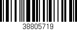 Código de barras (EAN, GTIN, SKU, ISBN): '38805719'