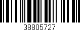 Código de barras (EAN, GTIN, SKU, ISBN): '38805727'