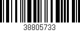 Código de barras (EAN, GTIN, SKU, ISBN): '38805733'