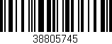 Código de barras (EAN, GTIN, SKU, ISBN): '38805745'