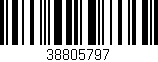 Código de barras (EAN, GTIN, SKU, ISBN): '38805797'