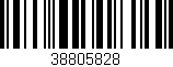 Código de barras (EAN, GTIN, SKU, ISBN): '38805828'