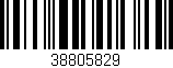 Código de barras (EAN, GTIN, SKU, ISBN): '38805829'
