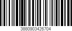 Código de barras (EAN, GTIN, SKU, ISBN): '3880903426704'