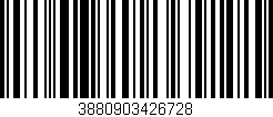 Código de barras (EAN, GTIN, SKU, ISBN): '3880903426728'