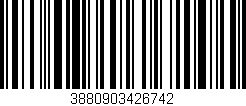 Código de barras (EAN, GTIN, SKU, ISBN): '3880903426742'