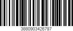 Código de barras (EAN, GTIN, SKU, ISBN): '3880903426797'
