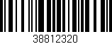 Código de barras (EAN, GTIN, SKU, ISBN): '38812320'