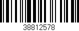 Código de barras (EAN, GTIN, SKU, ISBN): '38812578'
