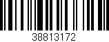 Código de barras (EAN, GTIN, SKU, ISBN): '38813172'