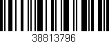 Código de barras (EAN, GTIN, SKU, ISBN): '38813796'