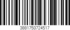 Código de barras (EAN, GTIN, SKU, ISBN): '3881750724517'