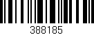Código de barras (EAN, GTIN, SKU, ISBN): '388185'