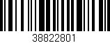 Código de barras (EAN, GTIN, SKU, ISBN): '38822801'