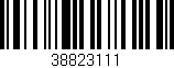 Código de barras (EAN, GTIN, SKU, ISBN): '38823111'