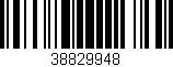 Código de barras (EAN, GTIN, SKU, ISBN): '38829948'