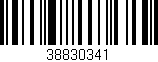 Código de barras (EAN, GTIN, SKU, ISBN): '38830341'