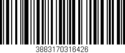 Código de barras (EAN, GTIN, SKU, ISBN): '3883170316426'