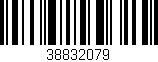 Código de barras (EAN, GTIN, SKU, ISBN): '38832079'