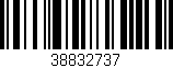 Código de barras (EAN, GTIN, SKU, ISBN): '38832737'