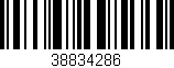 Código de barras (EAN, GTIN, SKU, ISBN): '38834286'