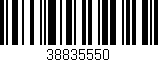 Código de barras (EAN, GTIN, SKU, ISBN): '38835550'