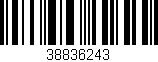 Código de barras (EAN, GTIN, SKU, ISBN): '38836243'
