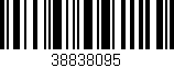 Código de barras (EAN, GTIN, SKU, ISBN): '38838095'