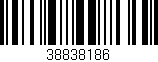 Código de barras (EAN, GTIN, SKU, ISBN): '38838186'