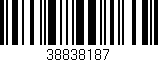 Código de barras (EAN, GTIN, SKU, ISBN): '38838187'